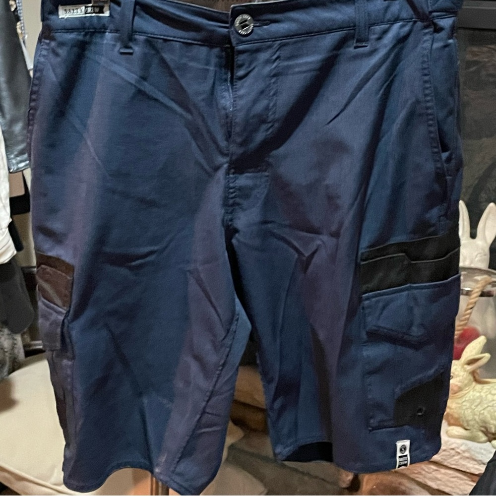 Salty Crew Dark Blue Cargo Shorts